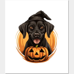 Halloween Labrador Retriever Dog #5 Posters and Art